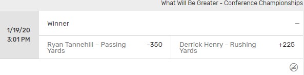 Tannehill vs. Henry Odds