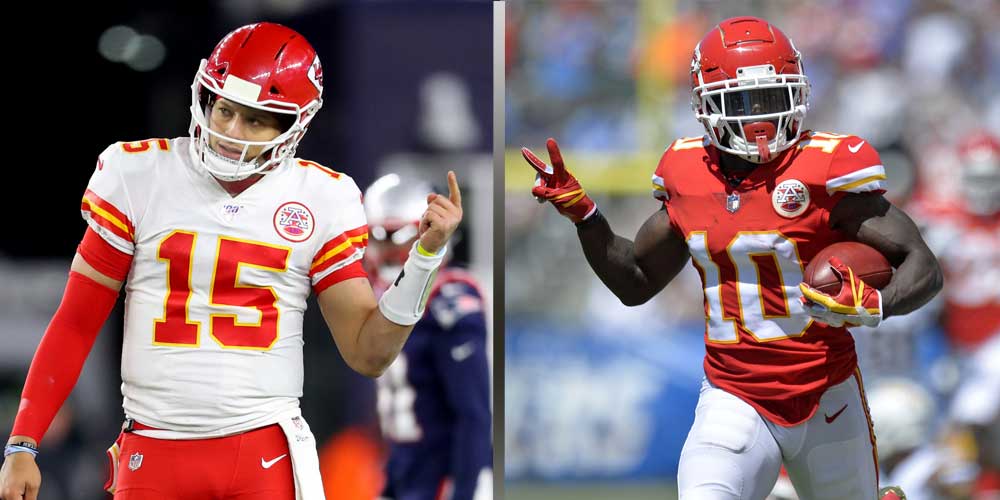 Tyreek Hill, Patrick Mahomes