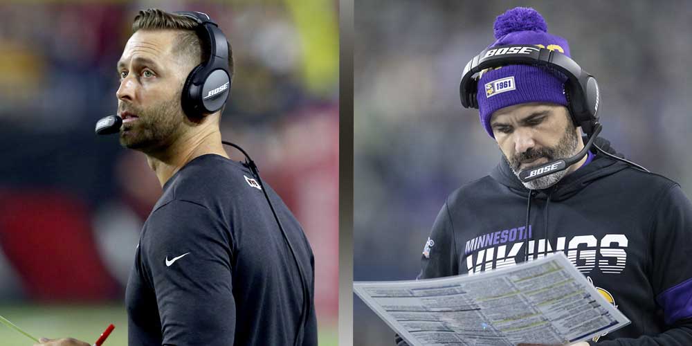 Kliff Kinsbury and Kevin Stefanski