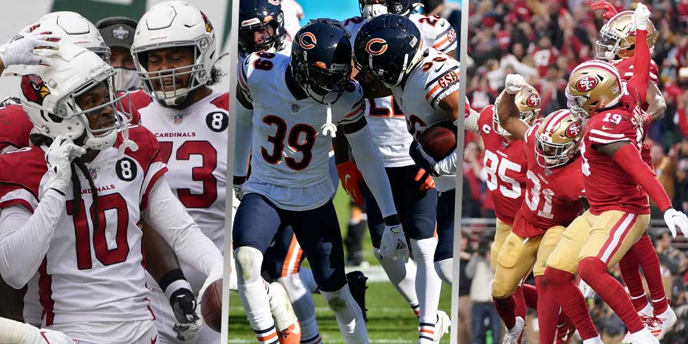Cardinals - Bears - 49ers