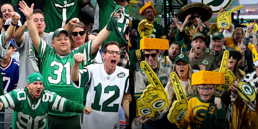 Jets and Packers Fans