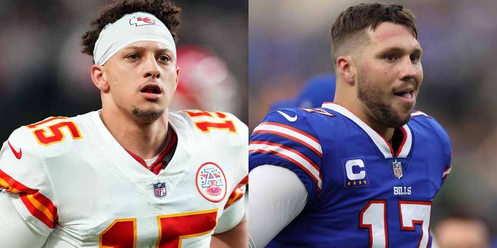 Patrick Mahomes and Josh Allen