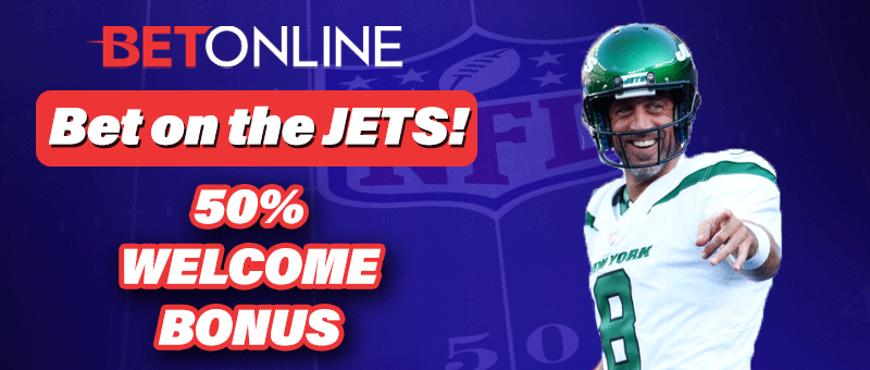 Bet on the New York Jets at BetOnline Sportsbook