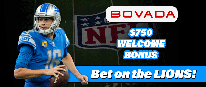 Bet on the Detroit Lions at Bovada Sportsbook