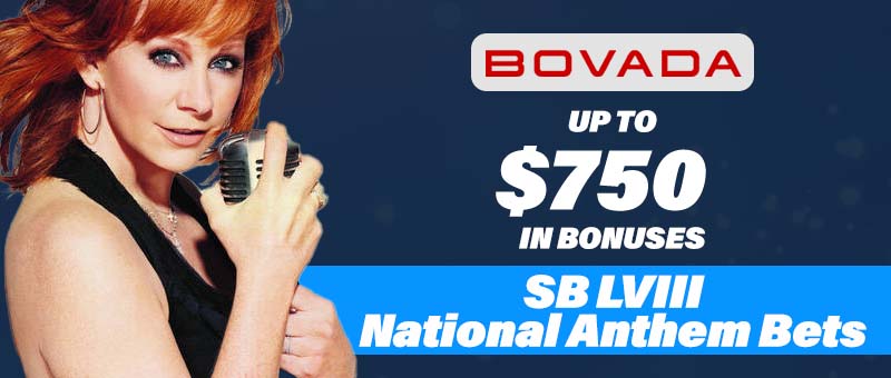 Bet on the Super Bowl 58 national Anthem at Bovada Sportsbook