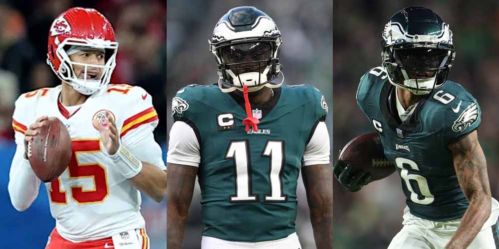 Back Eagles To Run Through Kansas City Week 3 - Patrick Mahomes, AJ Brown, Devonta Smith