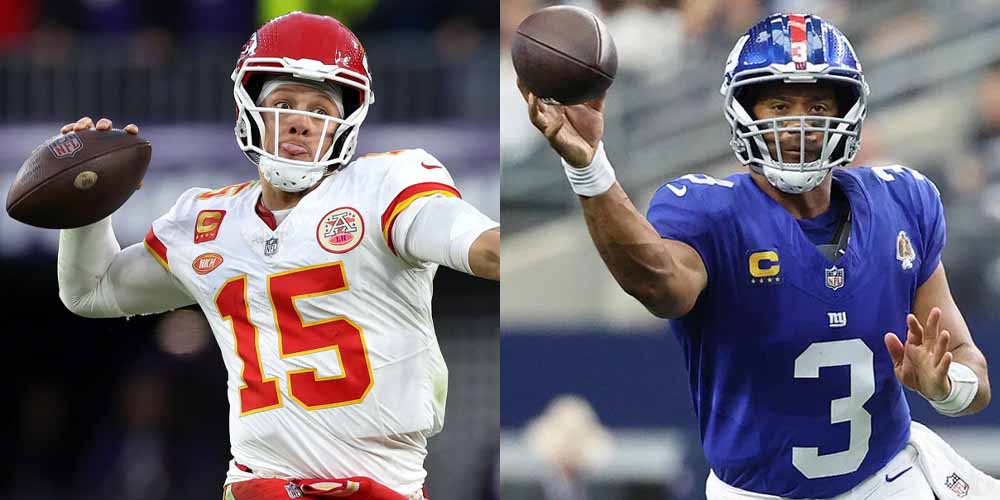 Best Bets For Week 3 SNF: Kansas City Chiefs Vs. New York Giants - Patrick Mahomes, Russell Wilson